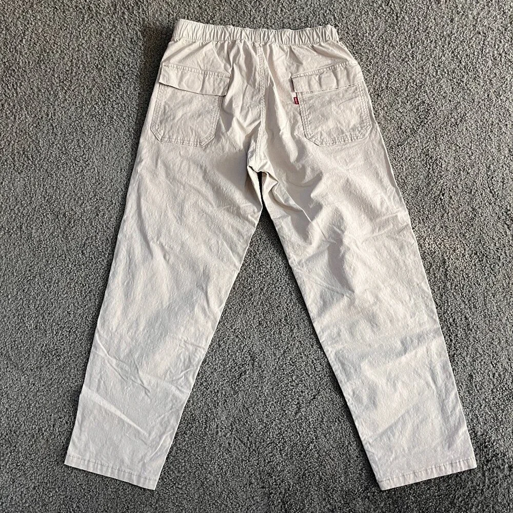 Levi's Men's S/P/CH Loose Fit Beige Cargo Technical Utility Pants Surplus Style